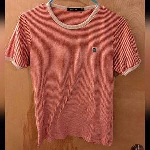 Obey striped t-shirt